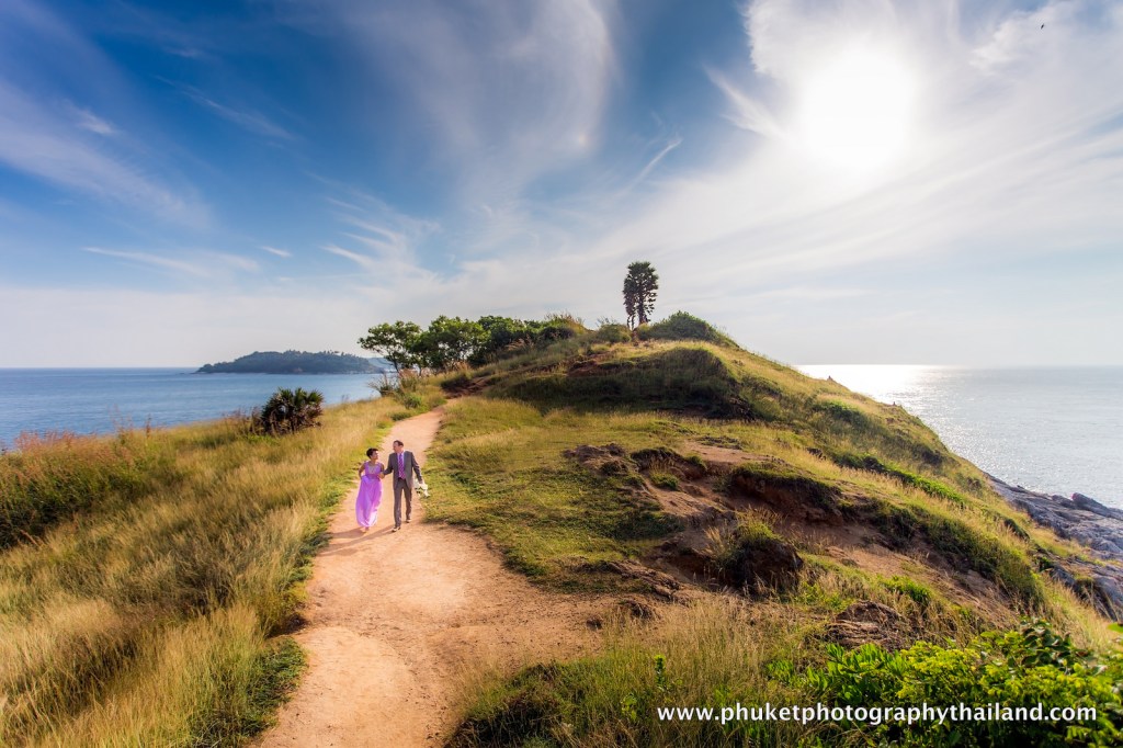 pre wedding photoshoot at prom thep cape phuket thailand