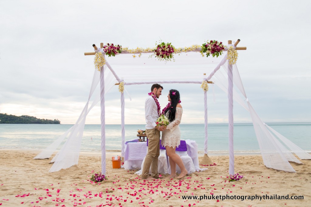 wedding photography at kamala beach , phuket