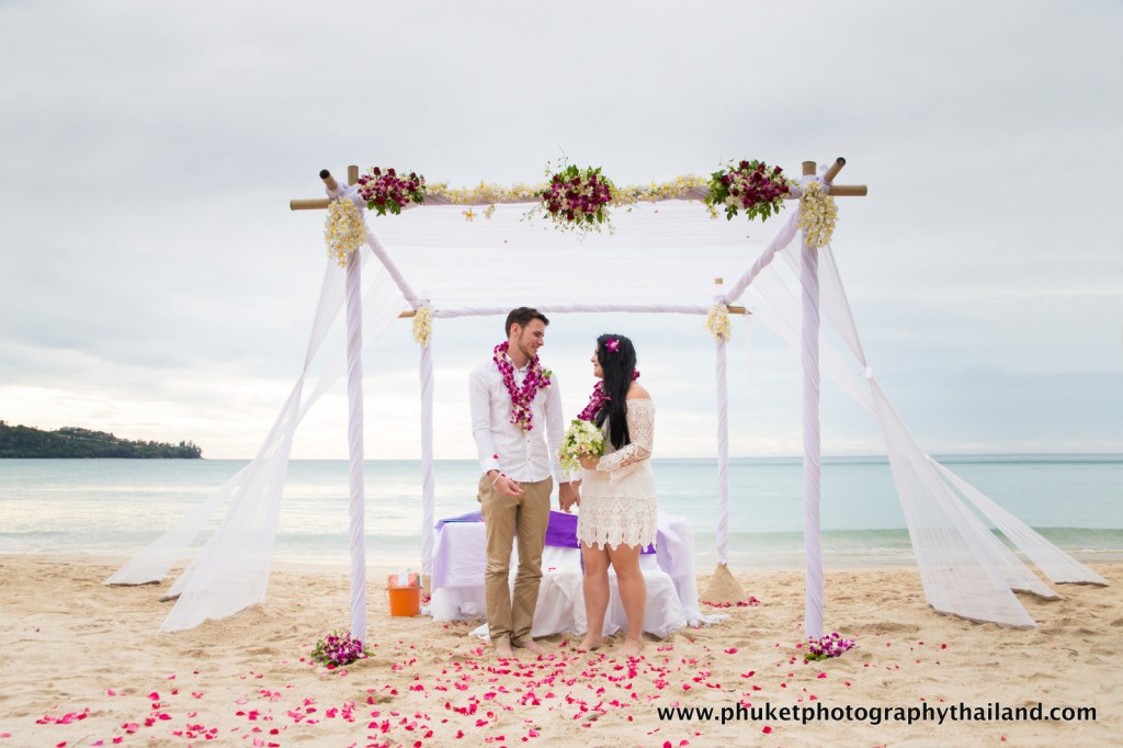 wedding photography at kamala beach , phuket