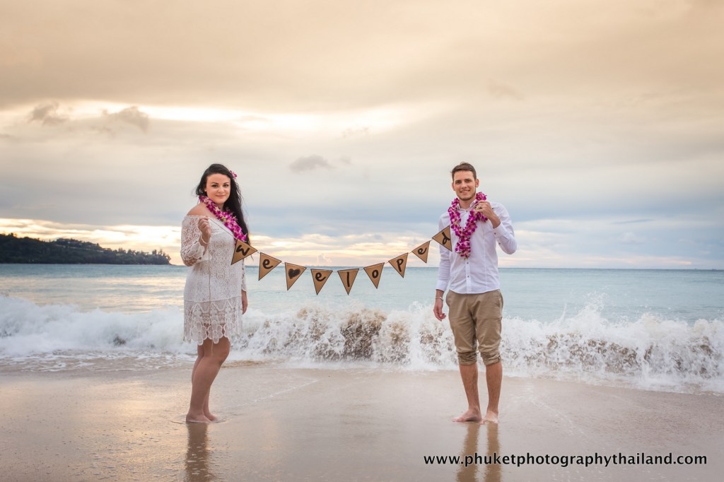 wedding photography at kamala beach , phuket