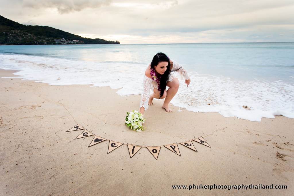 wedding photography at kamala beach , phuket