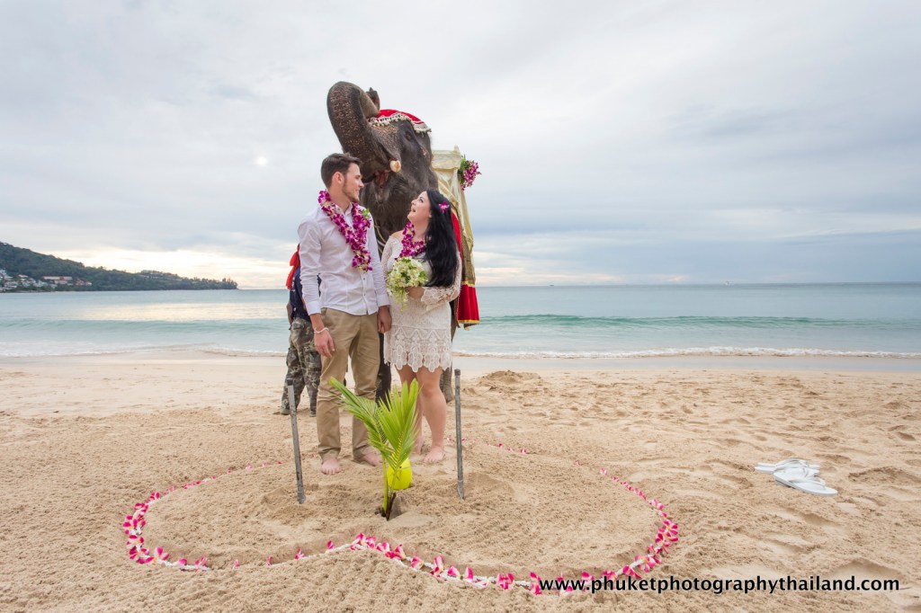 wedding photography at kamala beach , phuket