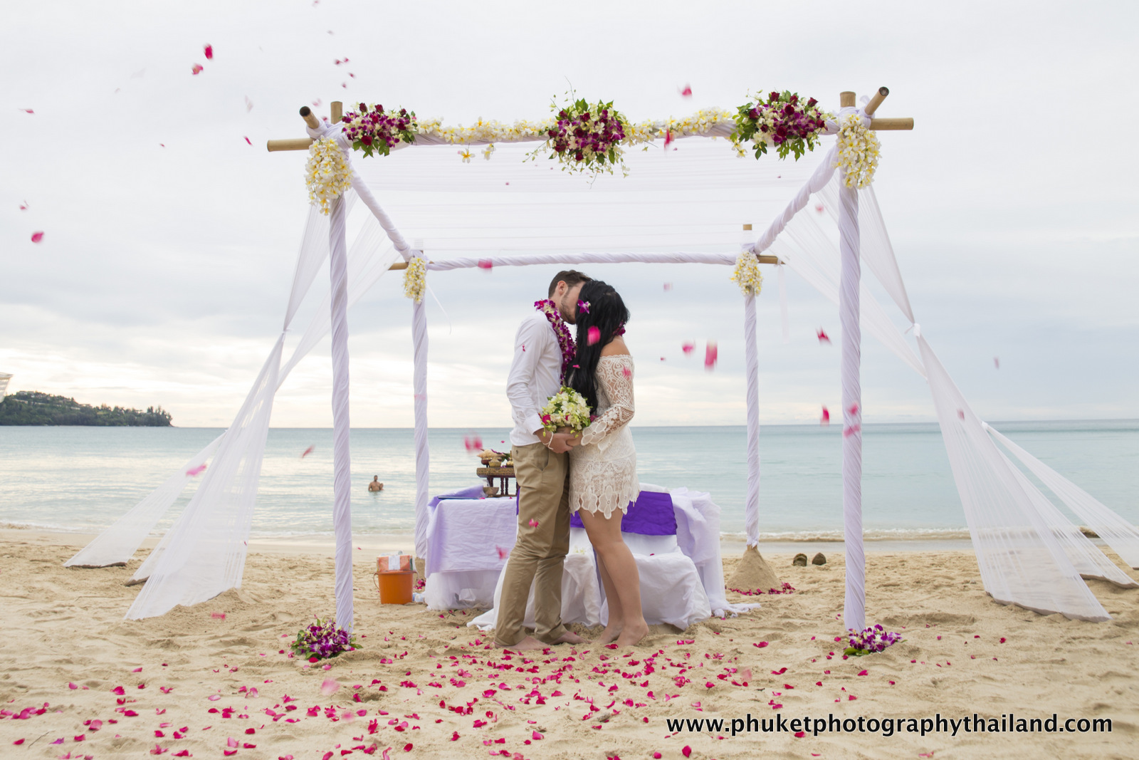 wedding photography at kamala beach , phuket
