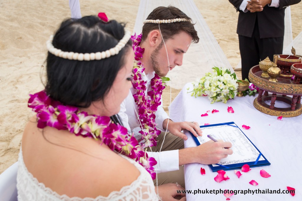 wedding photography at kamala beach , phuket