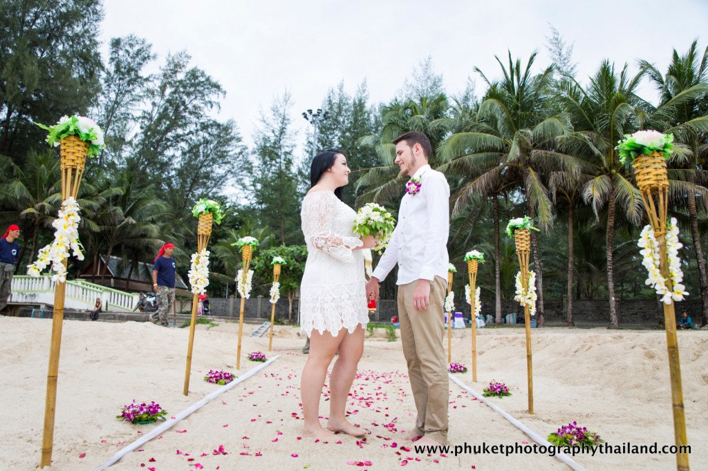 wedding photography at kamala beach , phuket