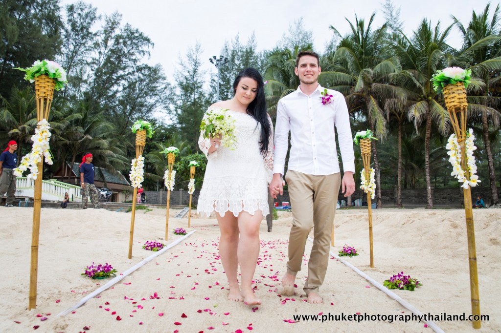wedding photography at kamala beach , phuket