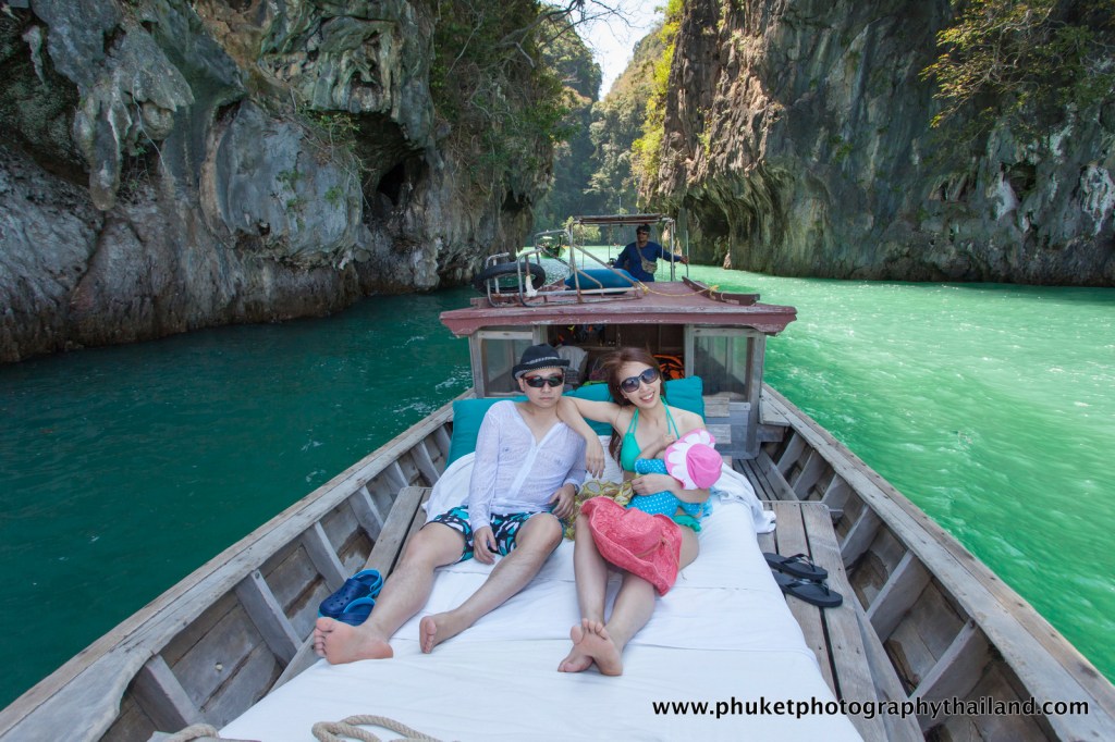 family photography at koh hong , krabi thailand
