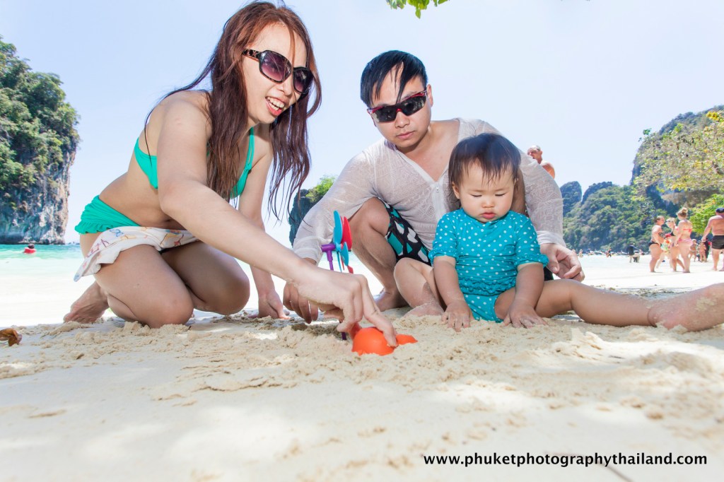 family photography at koh hong , krabi thailand