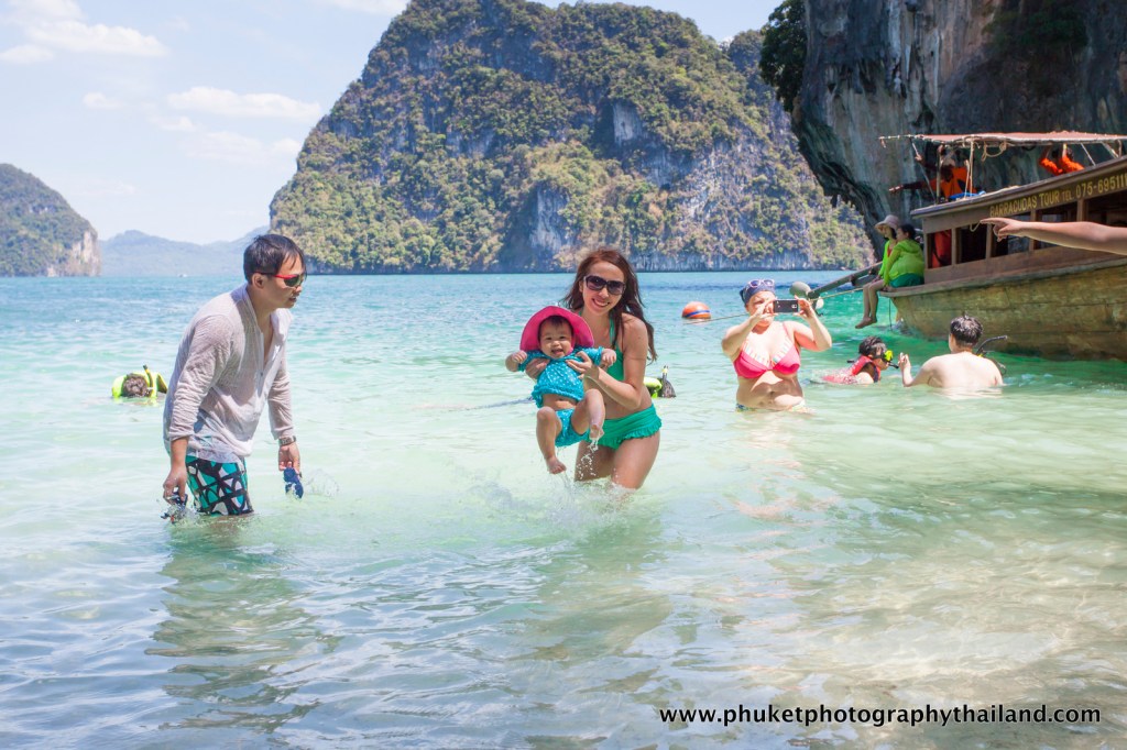 family photography at koh hong , krabi thailand