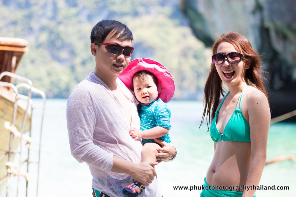 family photography at koh hong , krabi