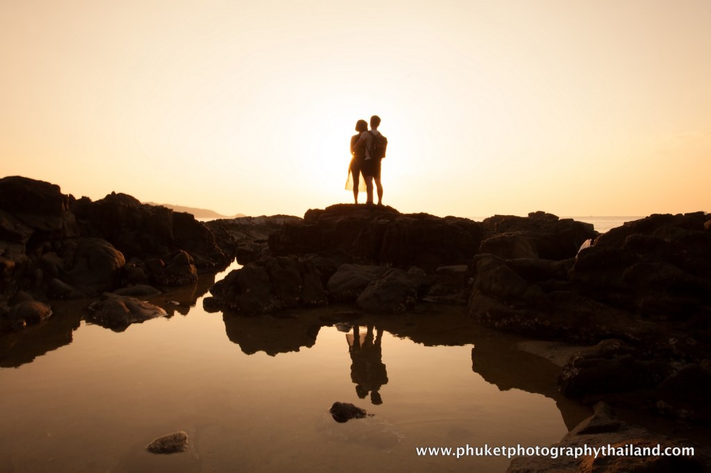 couple photography at kalim bay , phuket