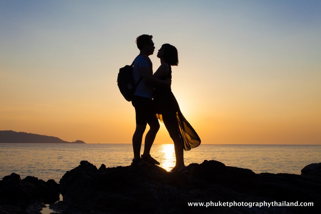 couple photography at kalim bay , phuket