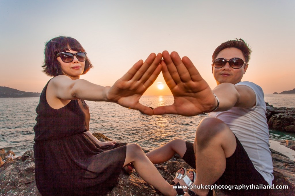 couple photography at kalim bay , phuket