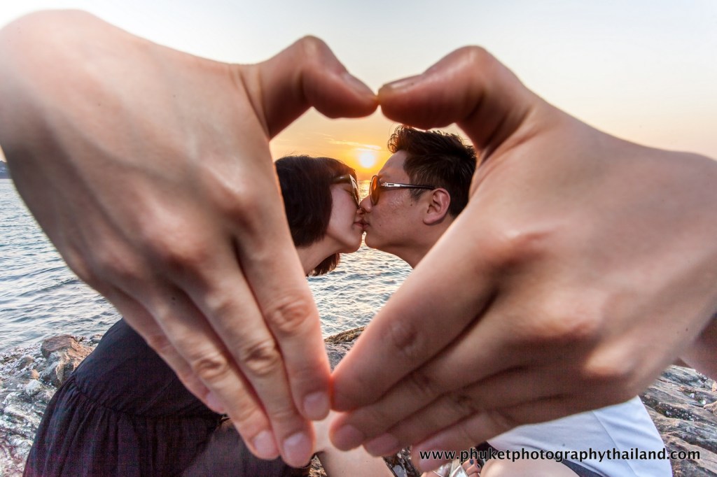couple photography at kalim bay , phuket
