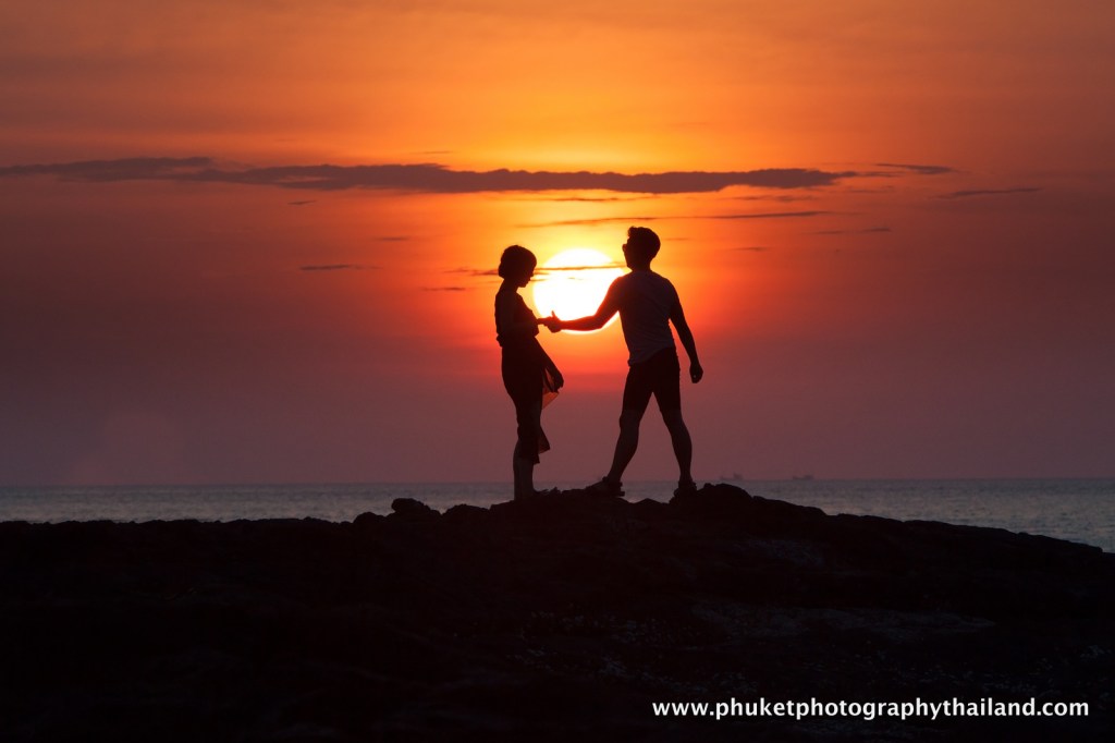 couple photography at kalim bay , phuket
