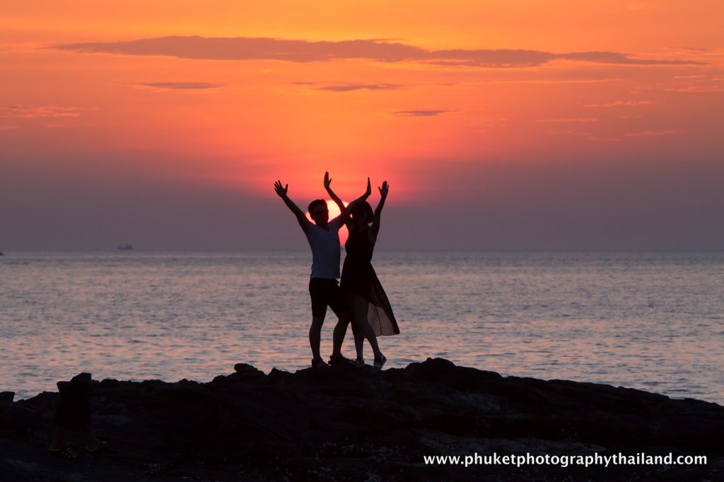 couple photography at kalim bay , phuket