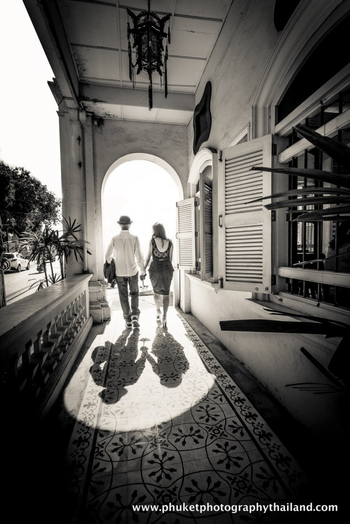 pre wedding photoshoot at phuket old town phuket