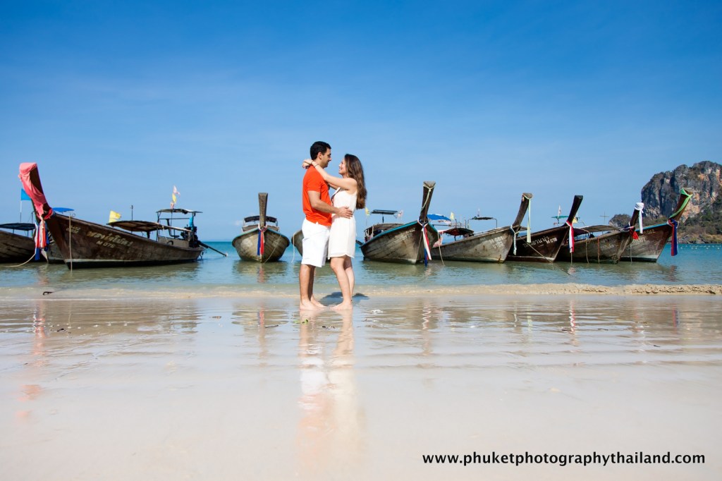 honeymoon photography at railay beach , ao nang , krabi