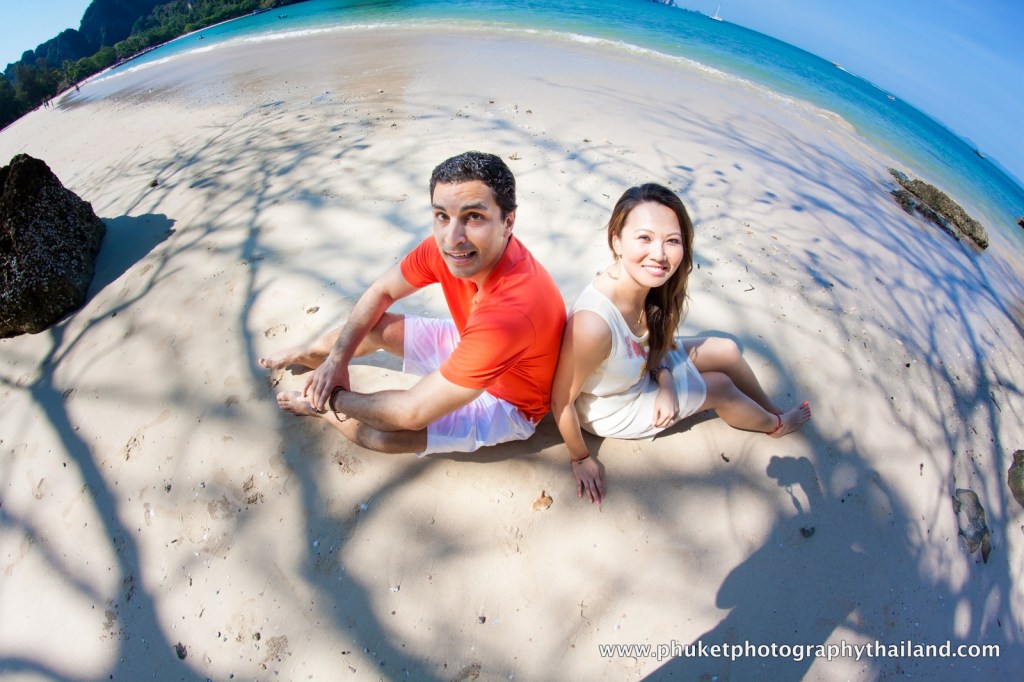 honeymoon photography at railay beach , ao nang , krabi