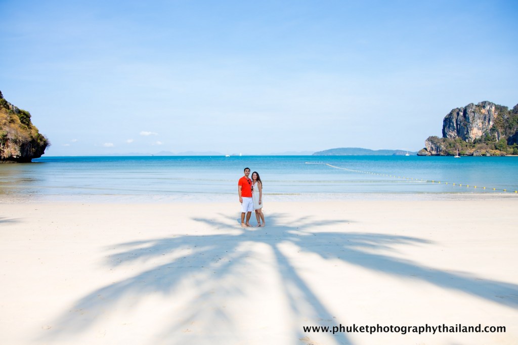 honeymoon photography at railay beach , ao nang , krabi