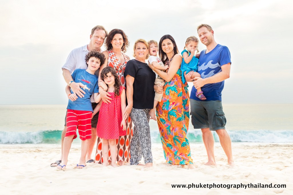family photoshoot at kata noi beach , phuket