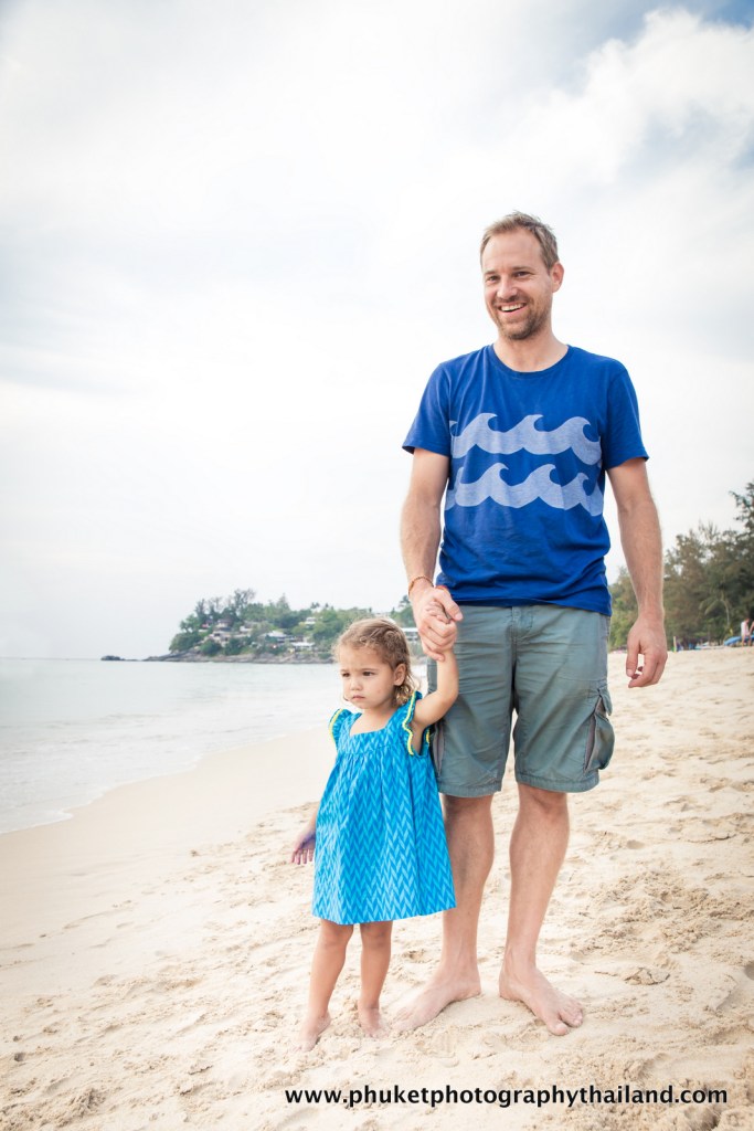 family photoshoot at kata noi beach , phuket