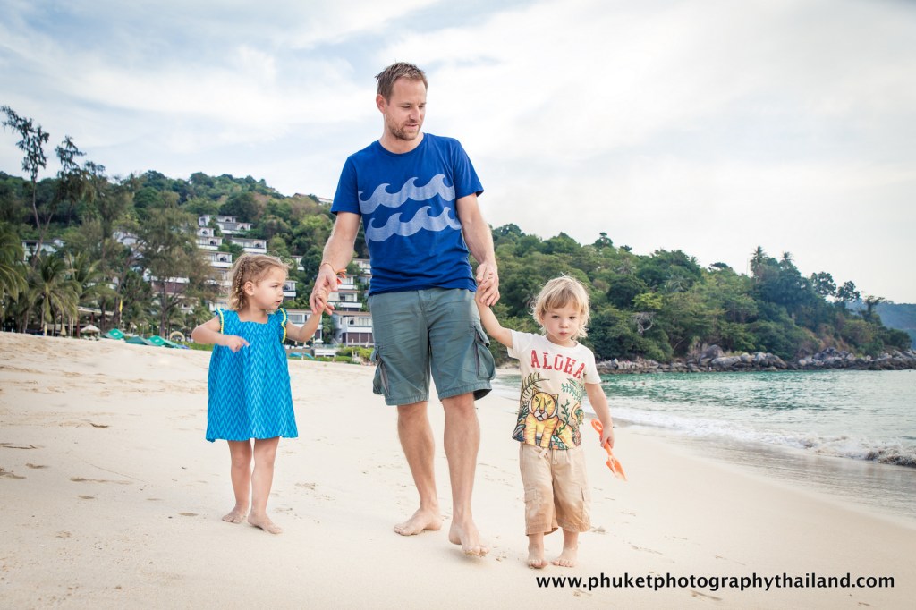 family photoshoot at kata noi beach , phuket