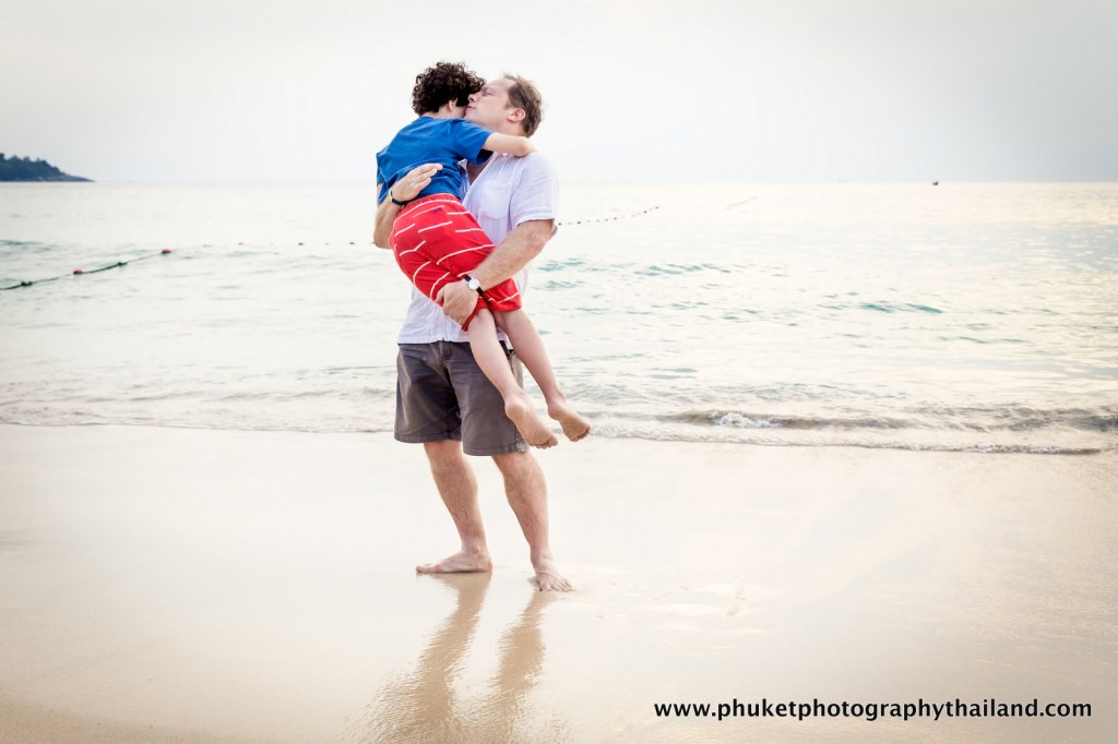 family photoshoot at kata noi beach , phuket