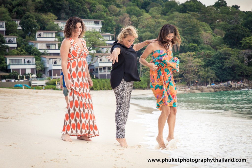 family photoshoot at kata noi beach , phuket