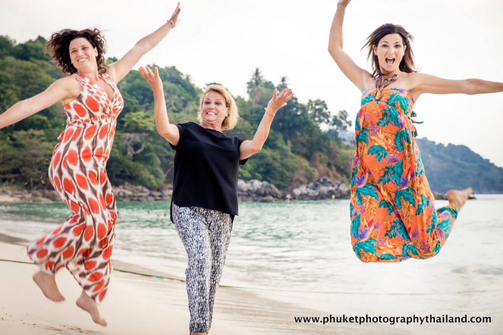 family photoshoot at kata noi beach , phuket