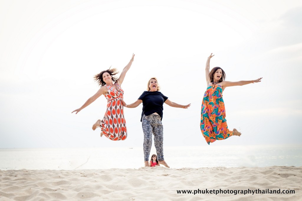 family photoshoot at kata noi beach , phuket