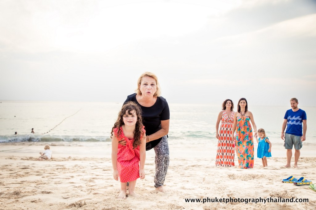family photoshoot at kata noi beach , phuket