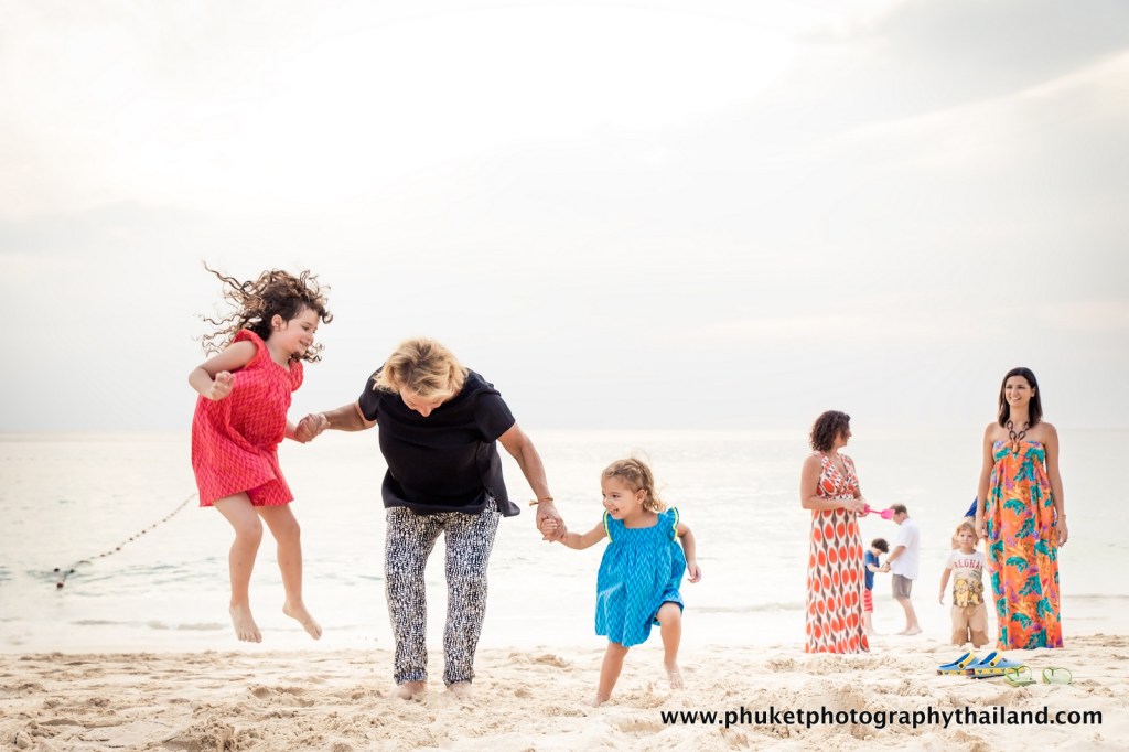 family photoshoot at kata noi beach , phuket