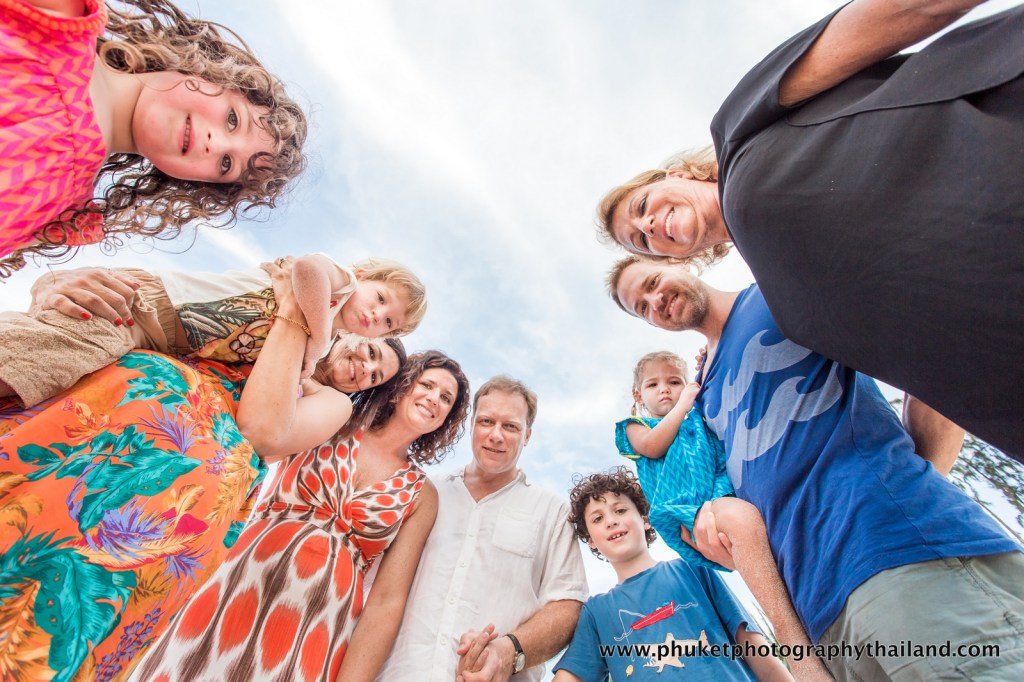 family photoshoot at kata noi beach , phuket