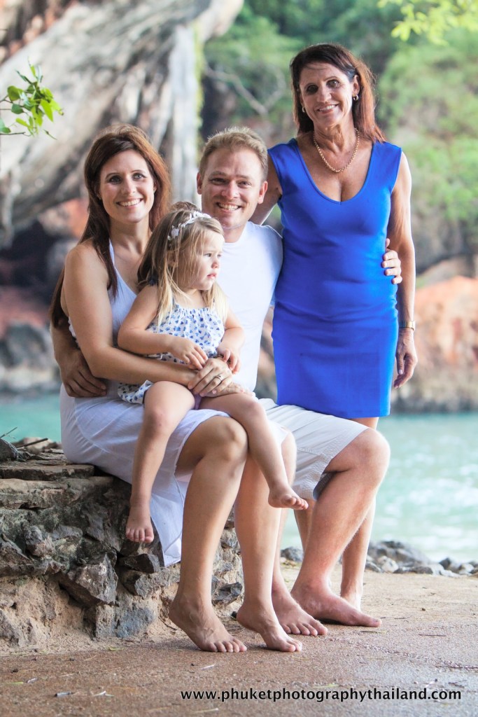 family photoshoot at Railay , krabi