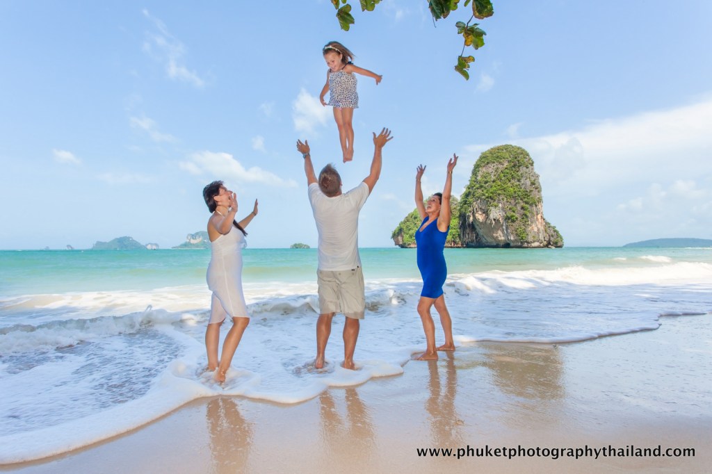 family photoshoot a pra nang cave beach railay west krabi