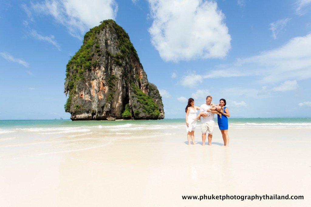 family photoshoot at Railay , krabi