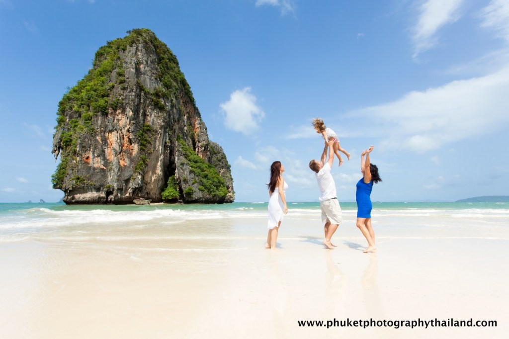 family photoshoot at Railay , krabi