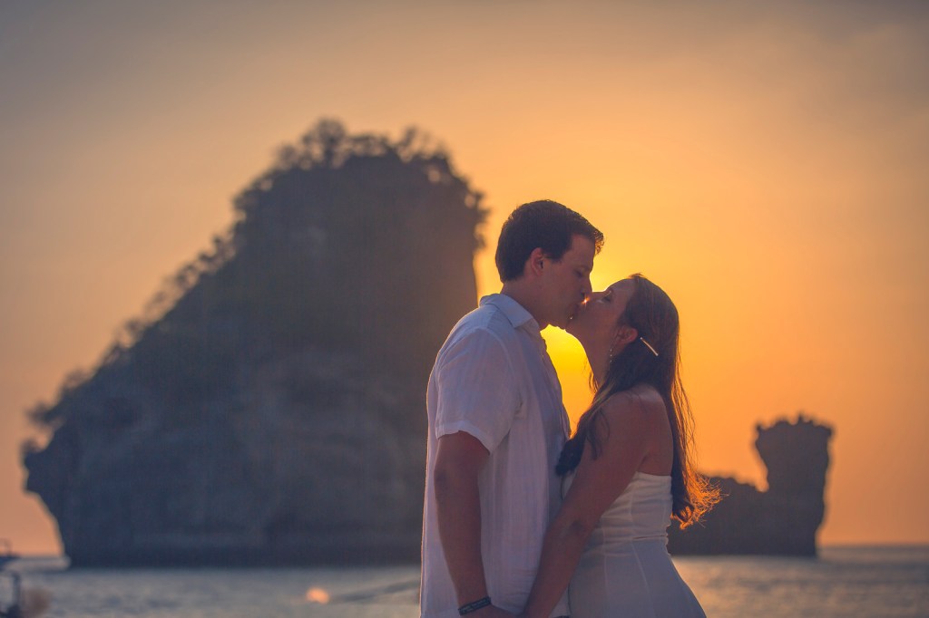Honeymoon couple photography at Phi Phi island Krabi Thailand