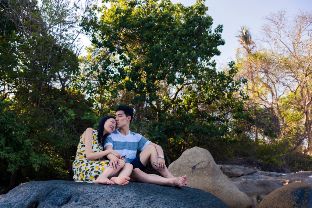 Honeymoon photo session at Lamka phuket thailand