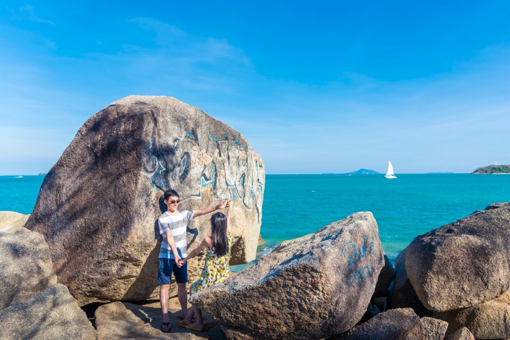 Honeymoon photo session at Lamka phuket thailand