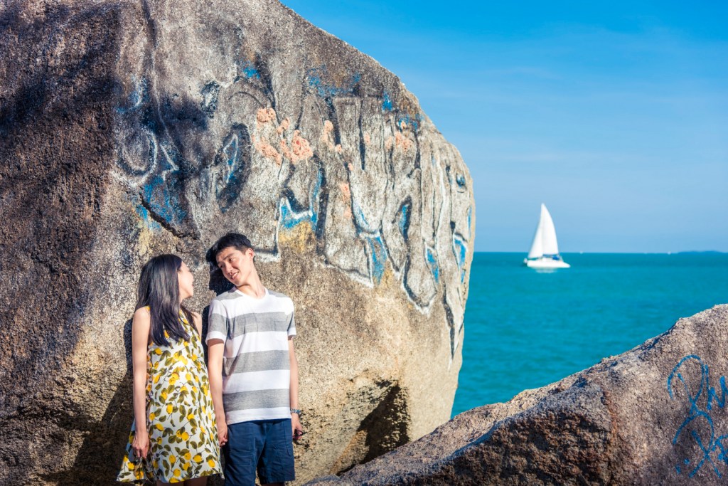 Honeymoon photo session at Lamka phuket thailand