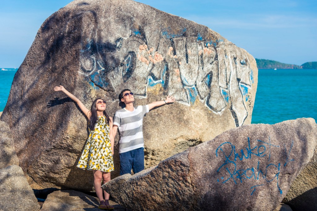 Honeymoon photo session at Lamka phuket thailand