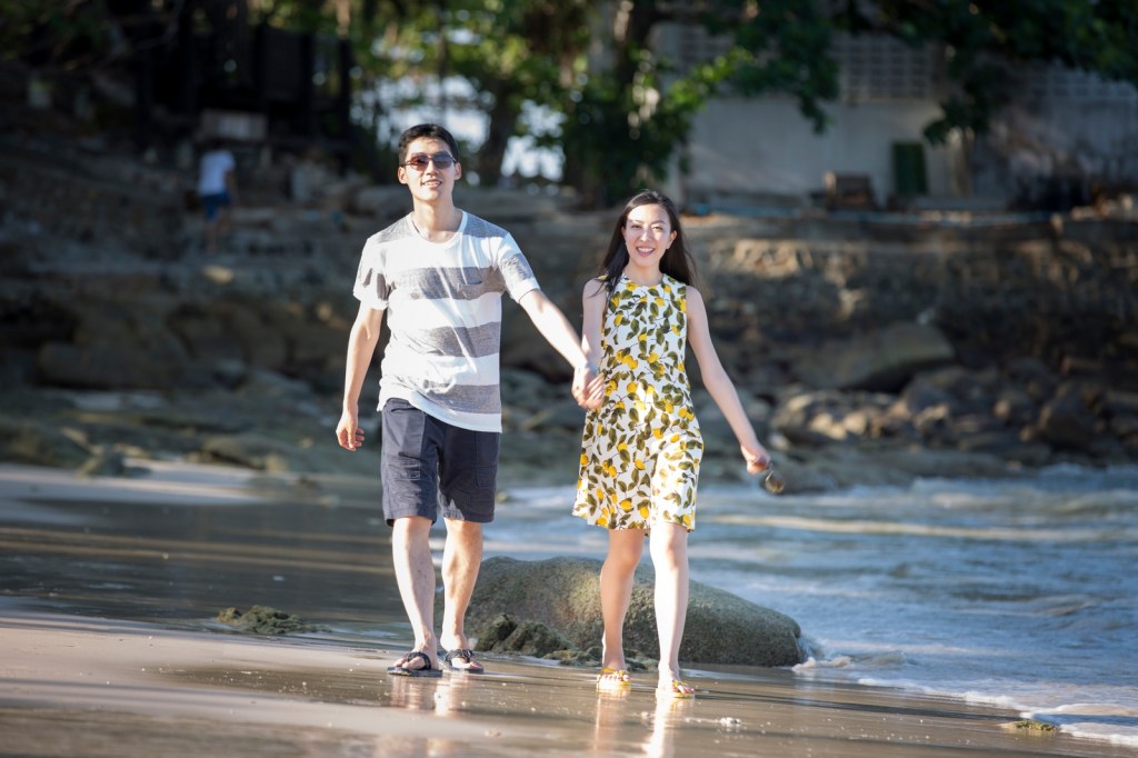 Honeymoon photo session at Lamka phuket thailand