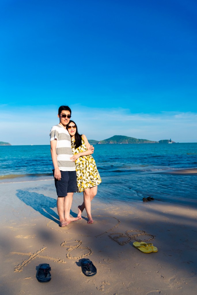 Honeymoon photo session at Lamka phuket thailand