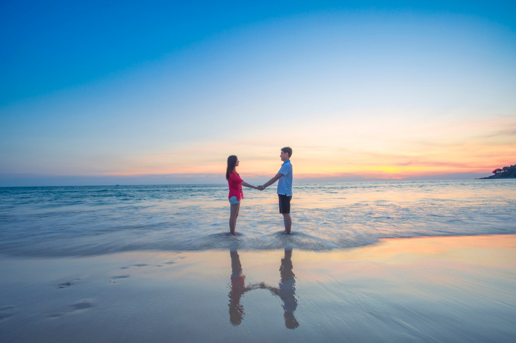 Honeymoon photo session at karon beach phuket thailand