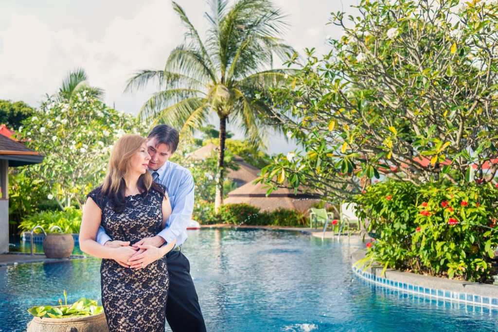 honeymoon photoshoot at mango steen resort phuket