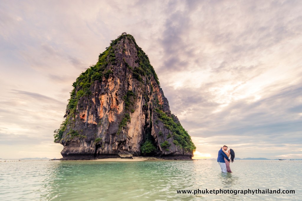 engagement photoshoot at pra nang cave beach railay west krabi