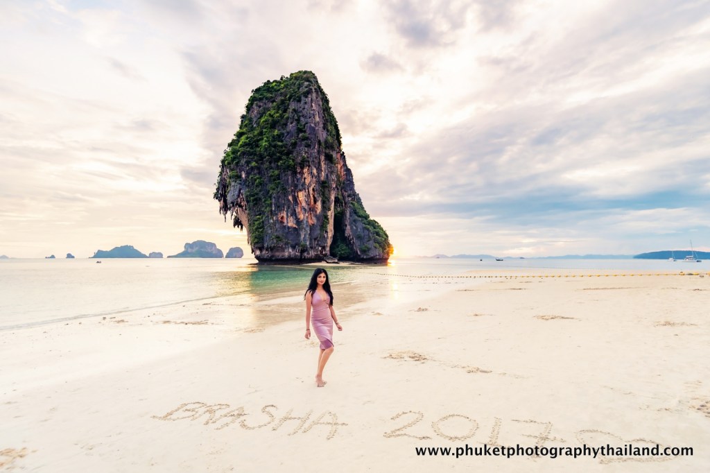 engagement photoshoot at pra nang cave beach railay west krabi