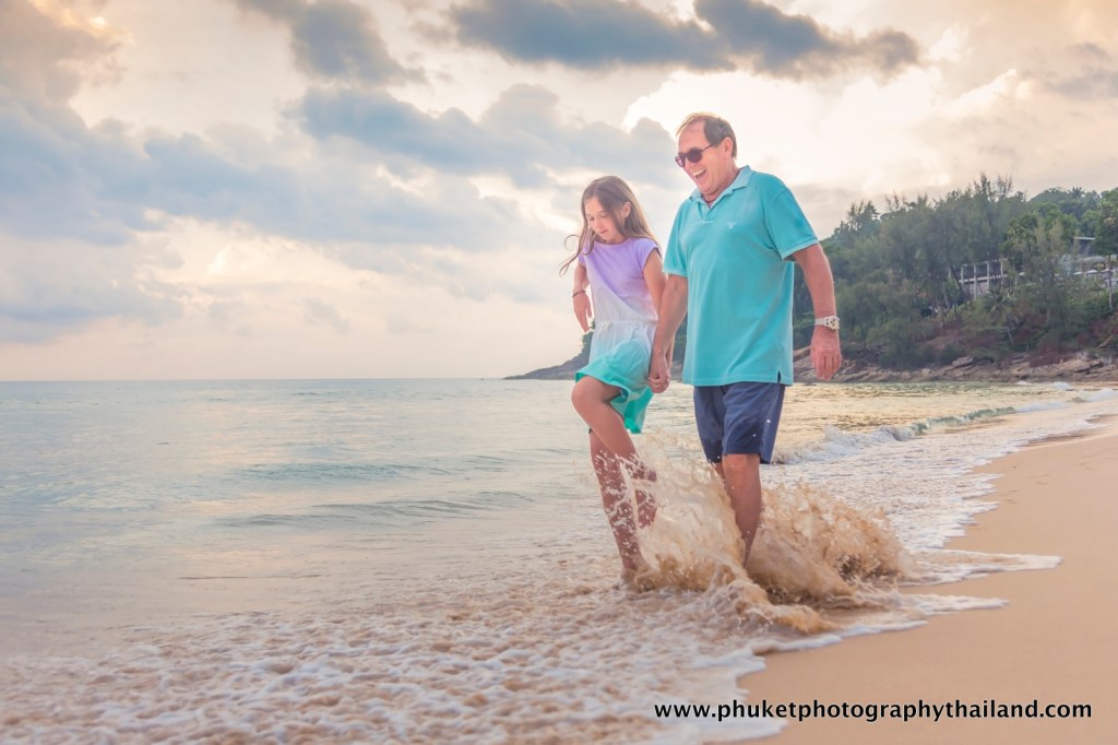 family photo session at naithon beach Phuket